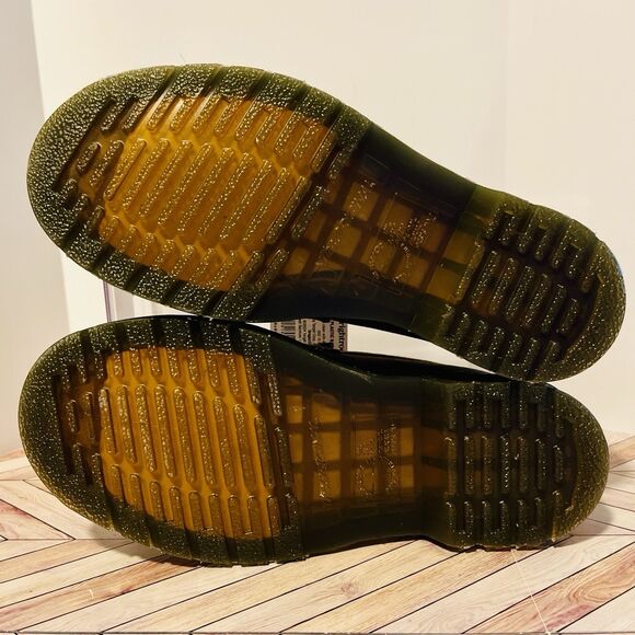 Dr Martens Adrian Tumbled Nubuck Leather Tassel Loafer M 4 W 5 Muted Olive Green - Picture 6 of 8